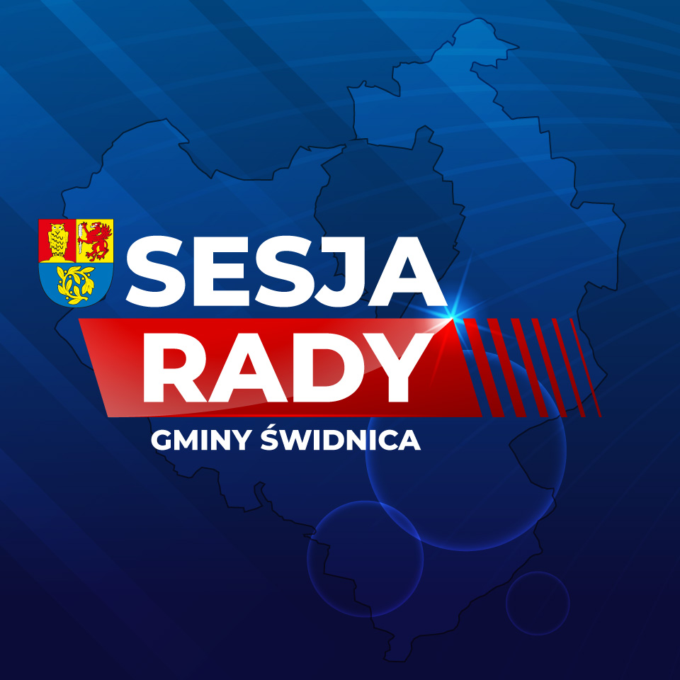 Baner sesja Rady Gminy Świdnica
