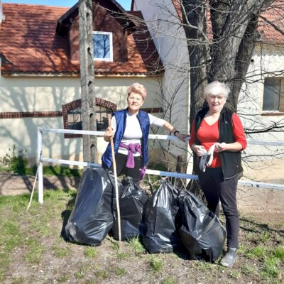 Wielkie sprzątanie i owocowy sad na światowy dzień ziemi