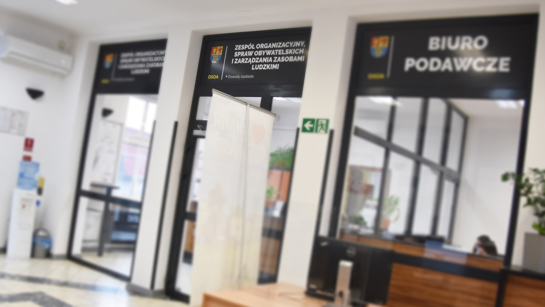 Sala obsług klienta w Urzędzie Gminy Świdnica