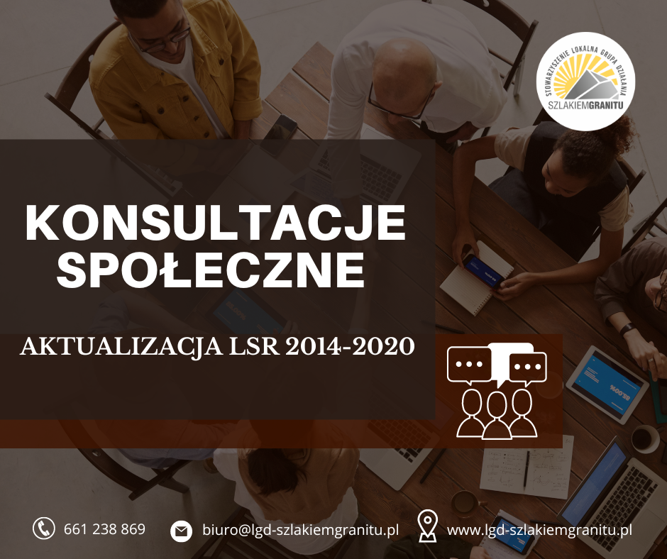 Konsultacje społeczne LGD