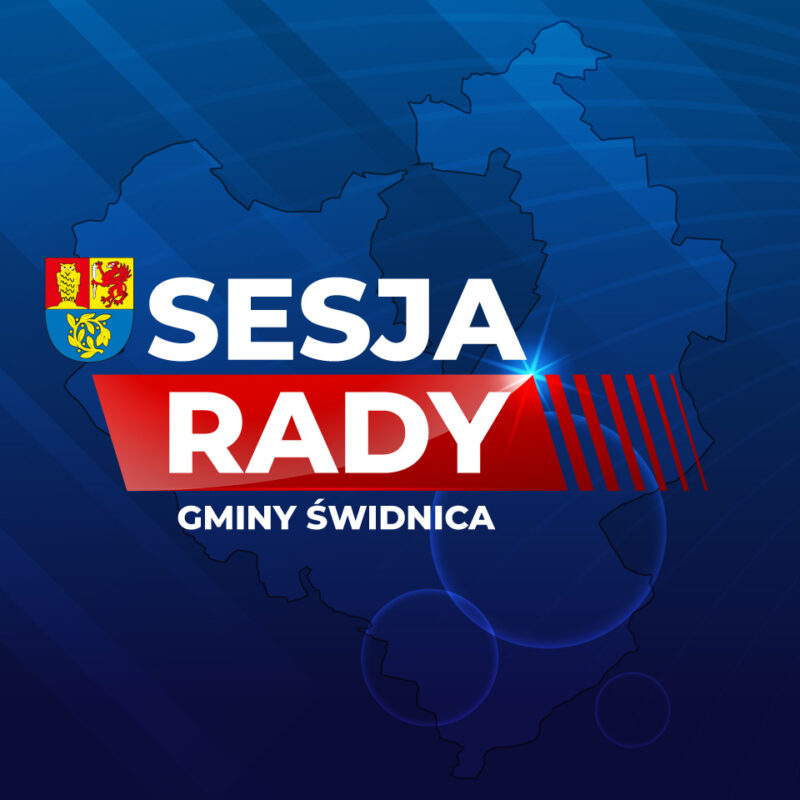 Infografika sesja Rady Gminy Świdnica