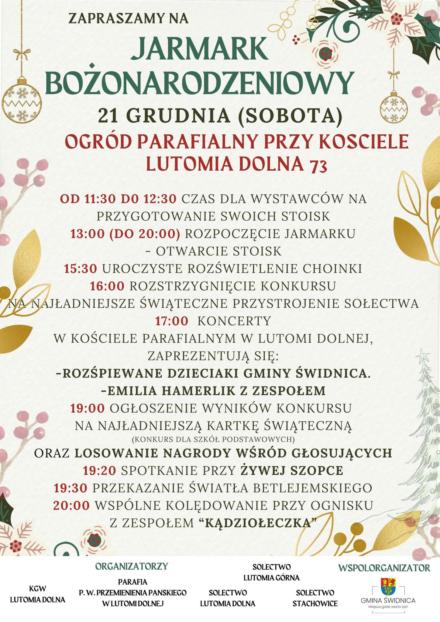 Gminny Jarmark Bożonarodzeniowy