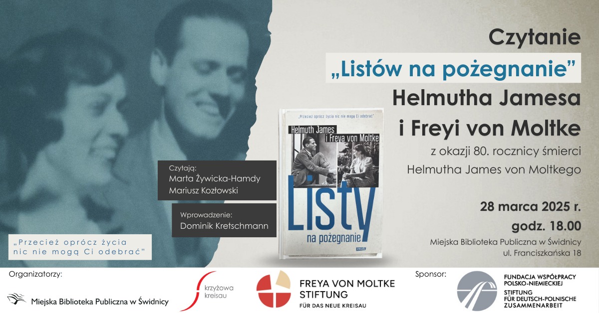 Baner Listy Helmutha Jamesa von Moltke