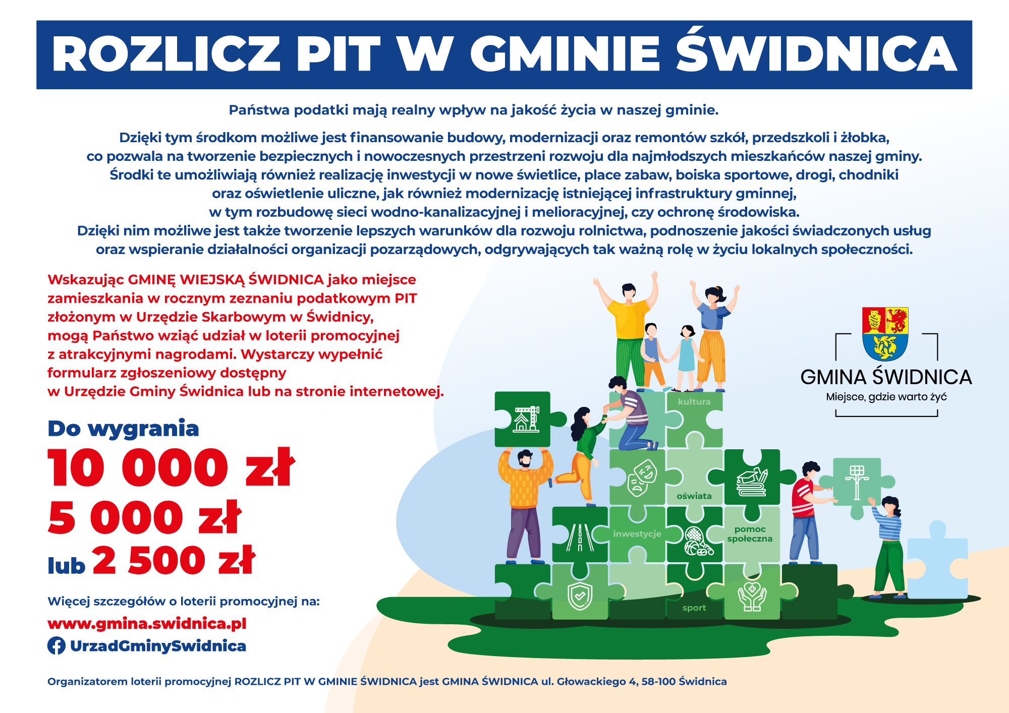Infografika rozlicz PIT w Gminie Świdnica