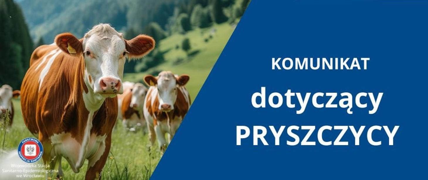Grafika dot. pryszczycy z krowami