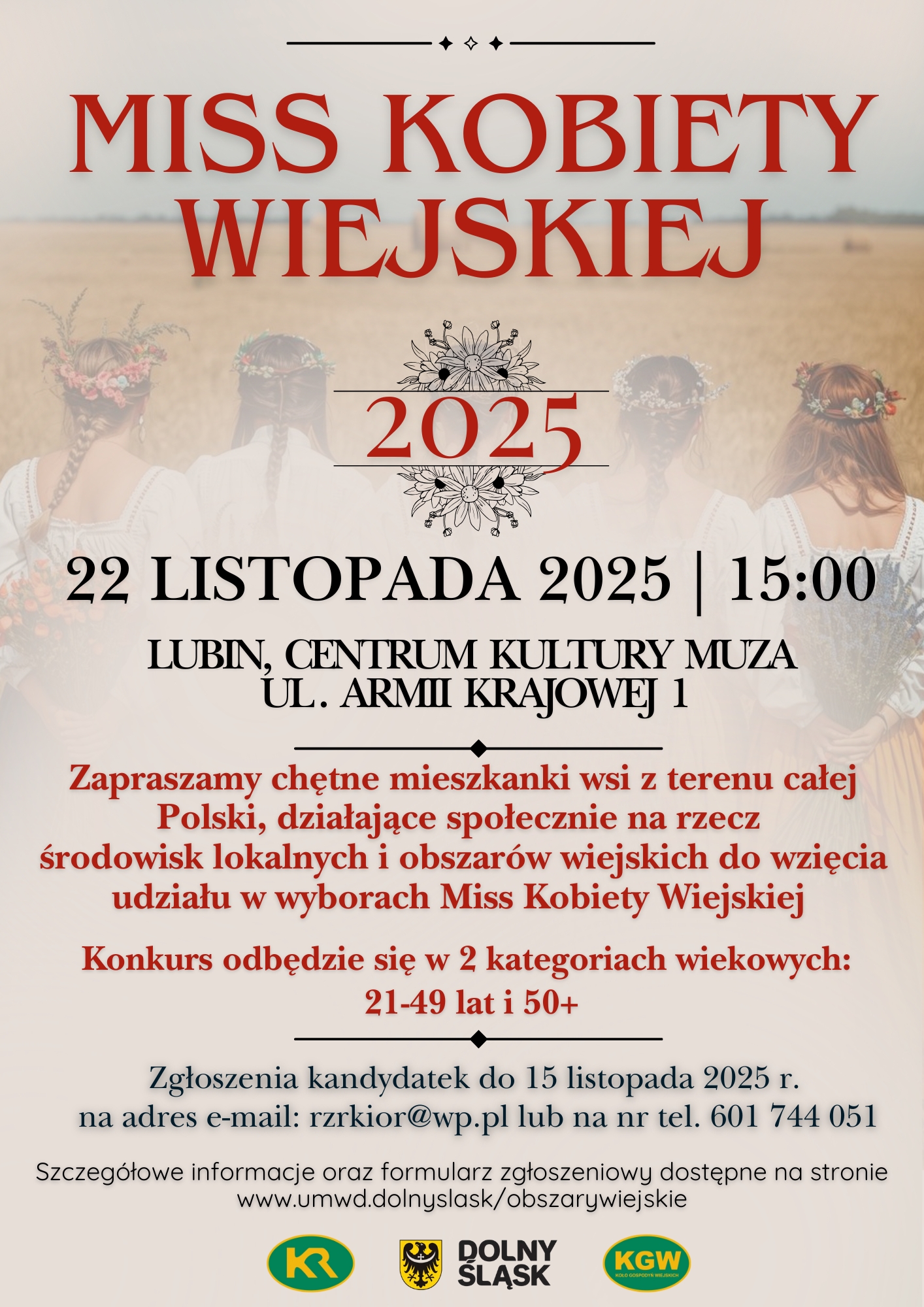 Infografika Miss Koniety Wiejskiej