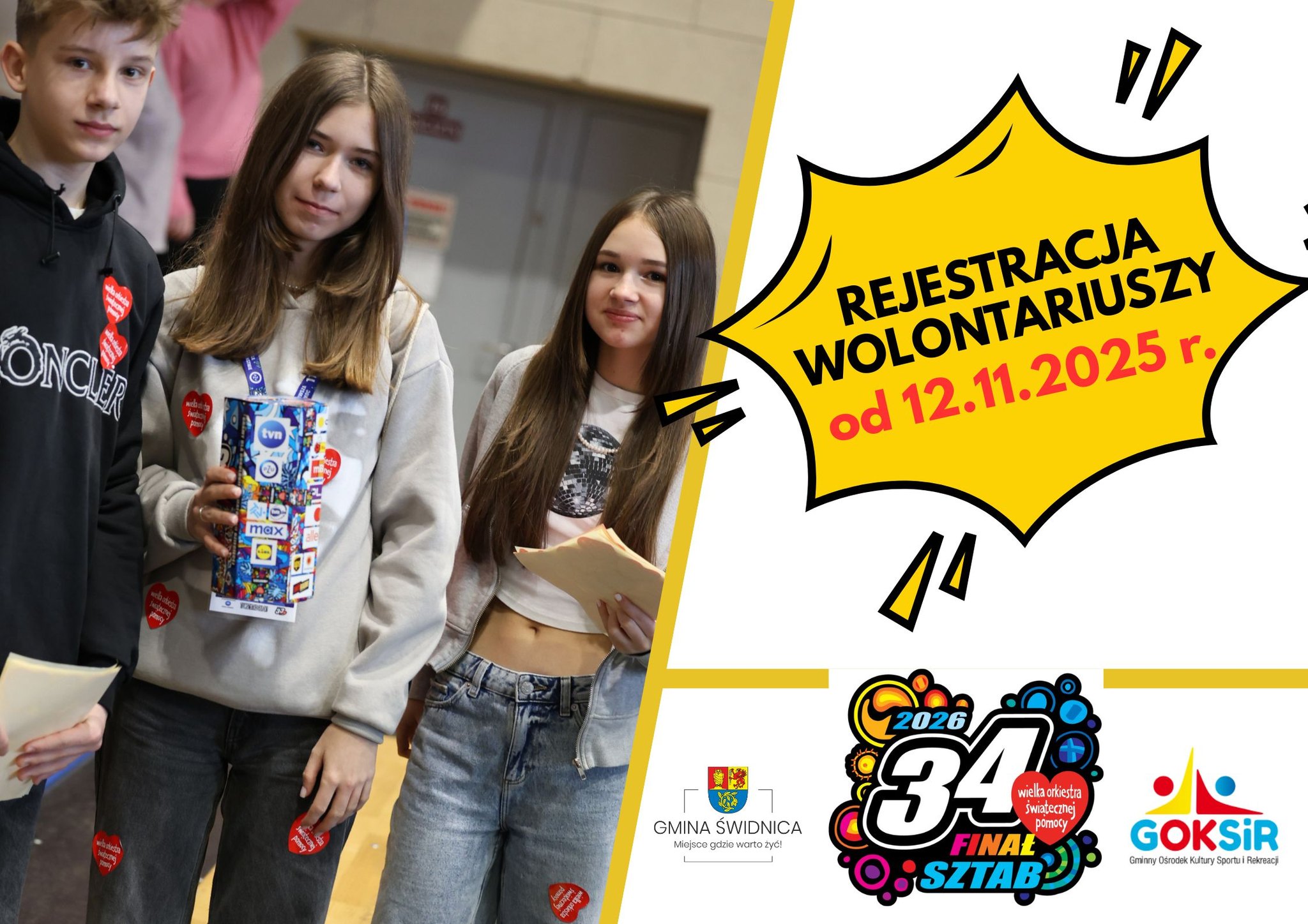 WOŚP nabór wolontariuszy