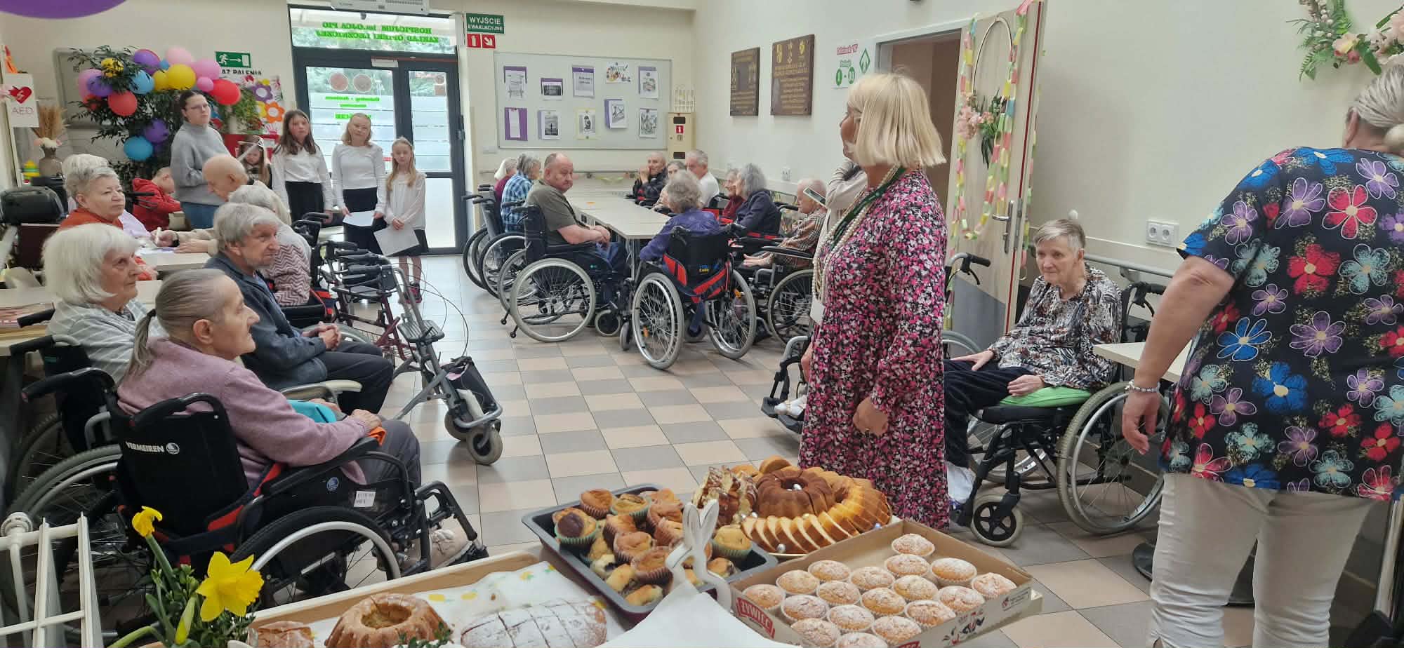 Wizyta wolontariuszy w hospicjum