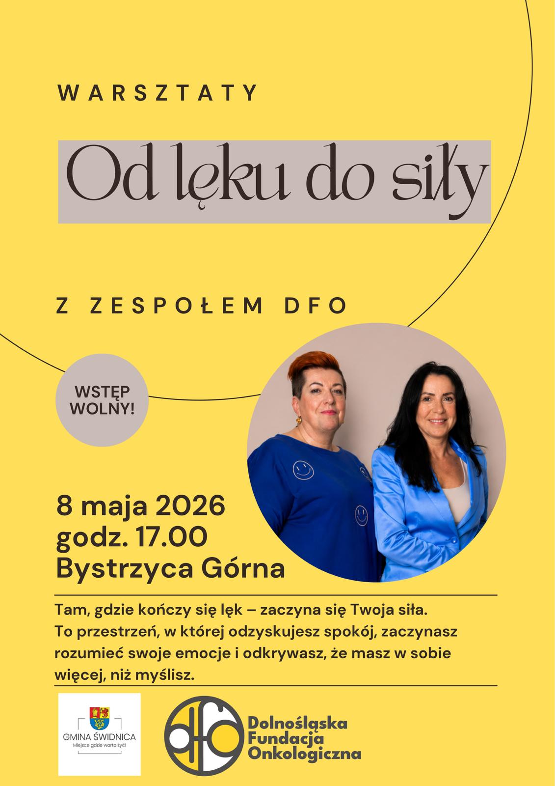 Plakat od leku do siły