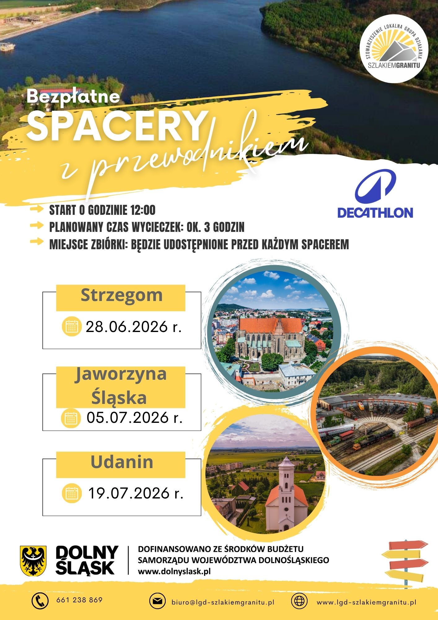 plakat spacery po granitowym szlaku