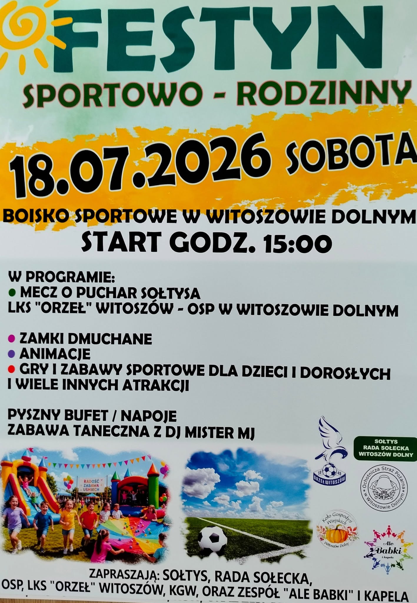 Plakat fesyn rodzinny w Witoszowie Dolnym