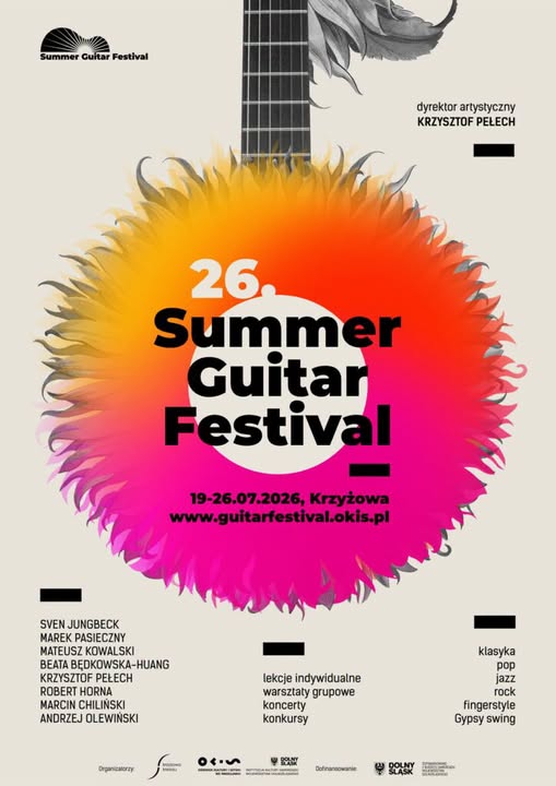 Plakat Koncert Summer Guitar Festival