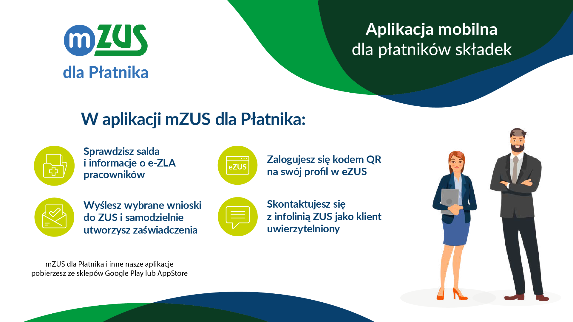 aplikacja mZUS infografika
