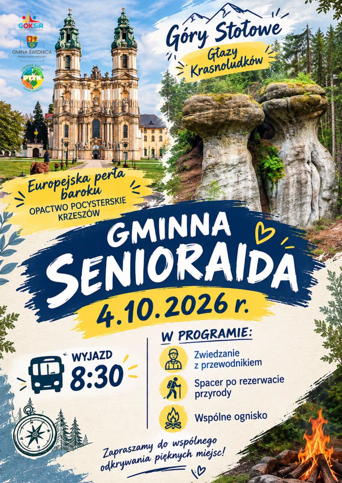 Plakat gminna senioriada